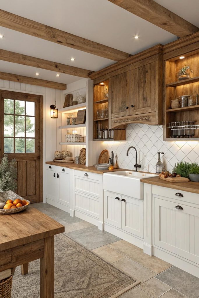 Warm Wood Accents