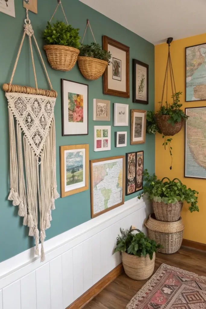 Expressive Gallery Wall