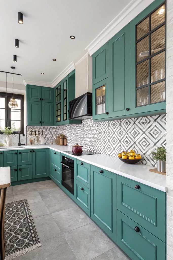 Teal Green Cabinets: The Best of Both Worlds