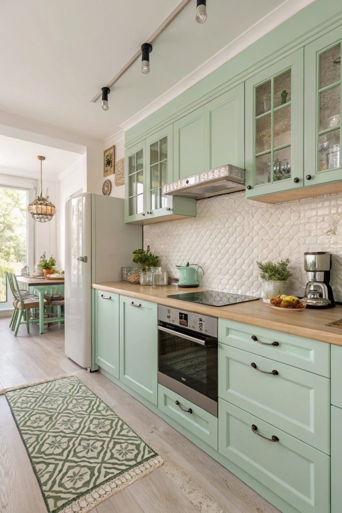 Mint Green Cabinets: Fresh and Retro