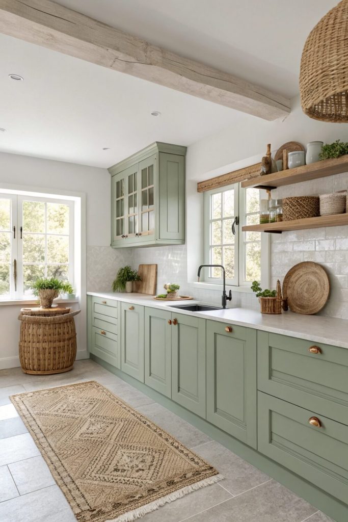 Muted Sage Green Cabinets: The Calm and Collected Choice