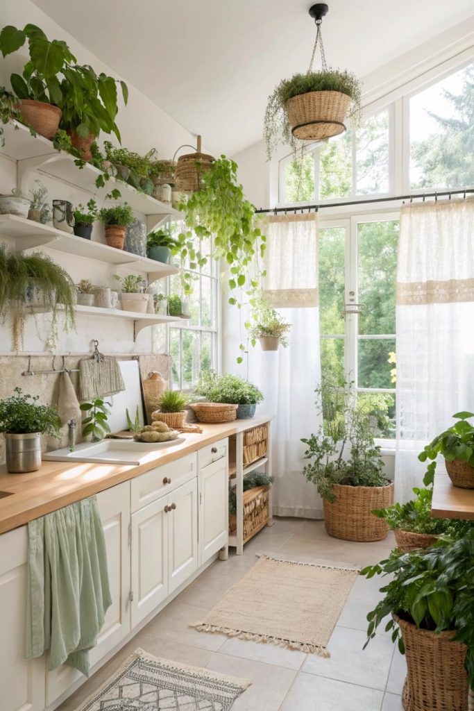 The Garden Oasis: Bring the Outdoors In with Lush Greenery
