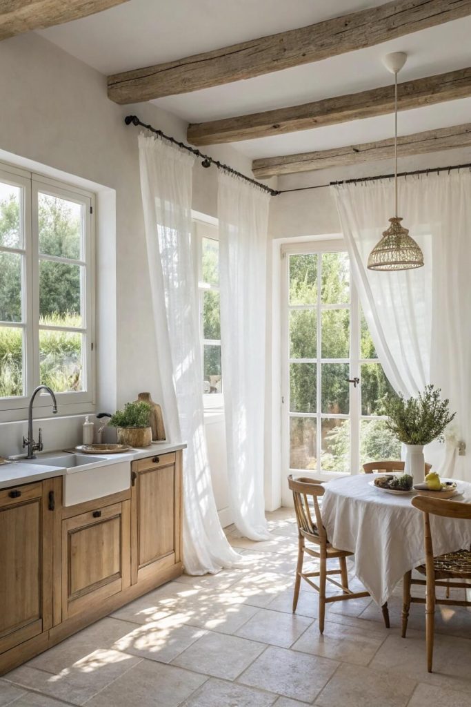 Let the Light In with Sheer Curtains