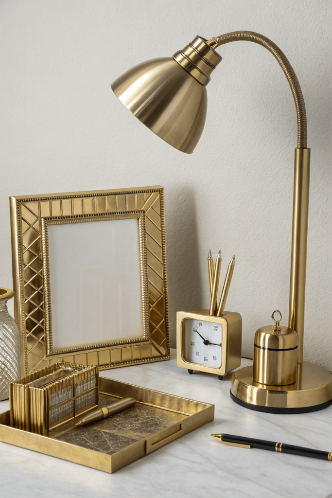 Add a Touch of Gold or Brass