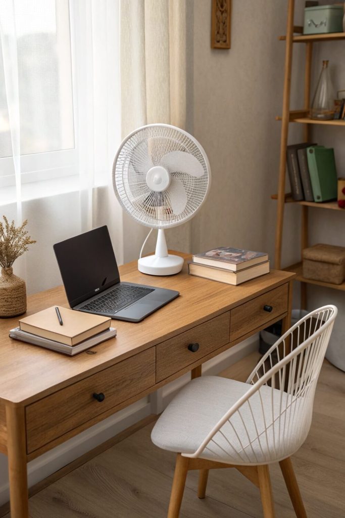 Incorporate a Small Desk Fan