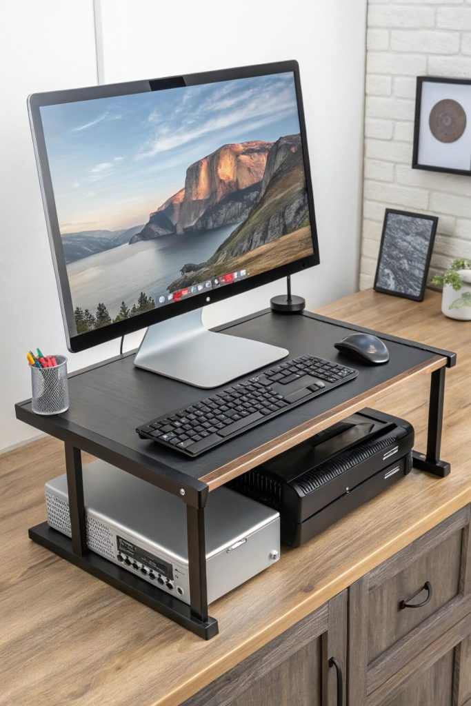 Use a Monitor Riser