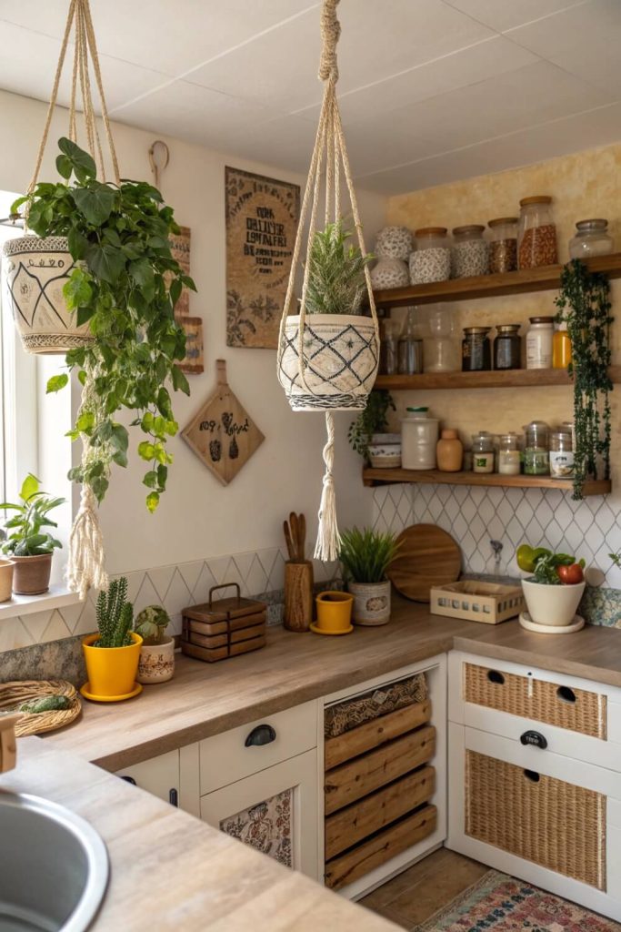 DIY Boho Kitchen Projects