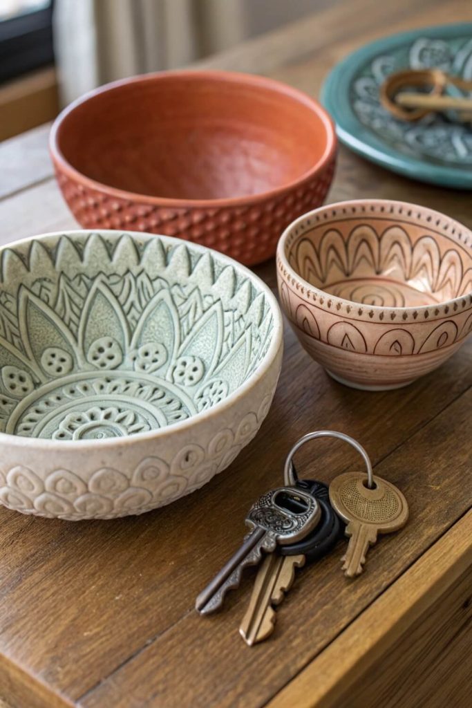 Decorative Clay Bowls