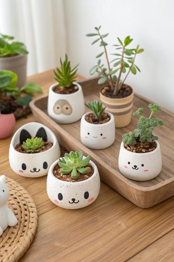 Miniature Clay Planters