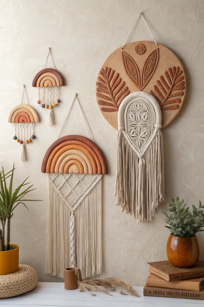 Bohemian Clay Wall Hangings