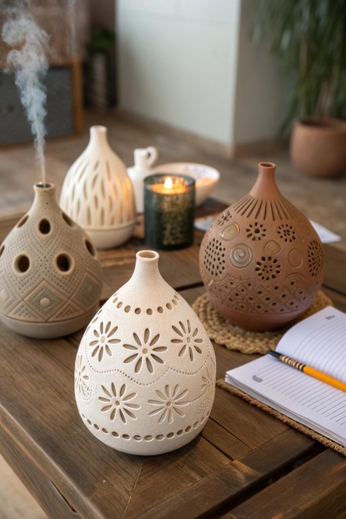 Unique Clay Essential Oil Diffusers