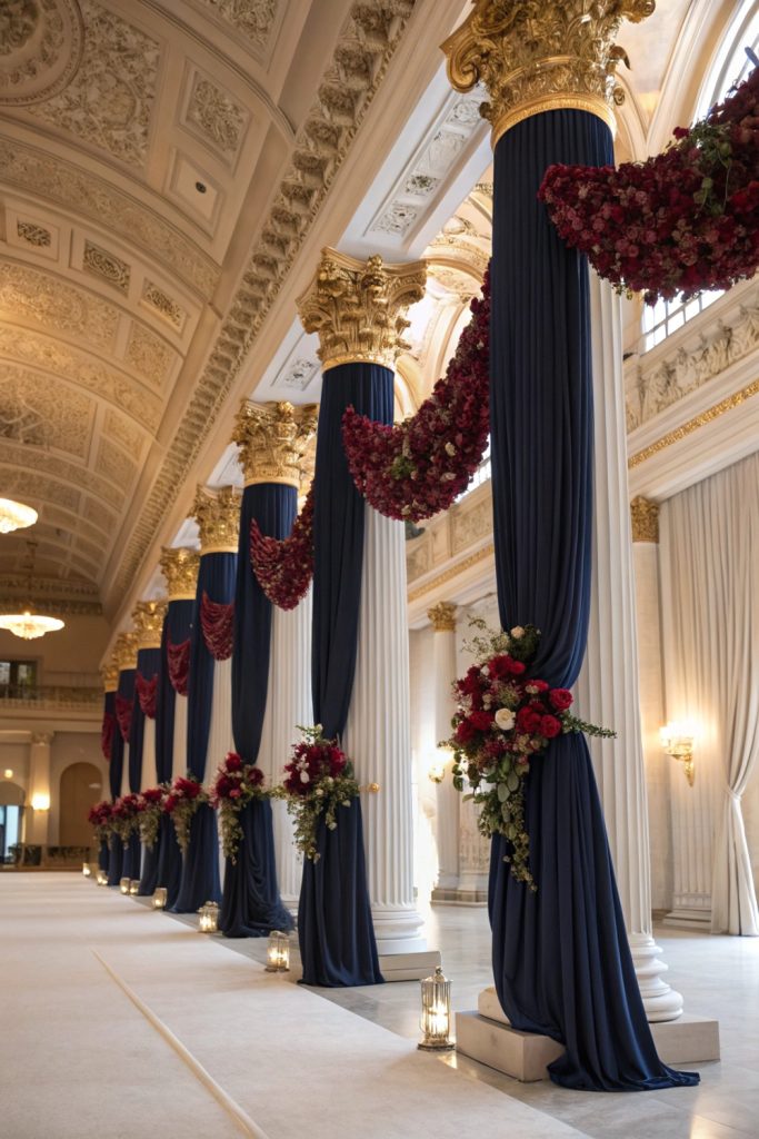 Stately Architectural Columns