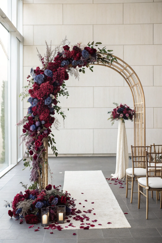 Asymmetrical Floral Statement