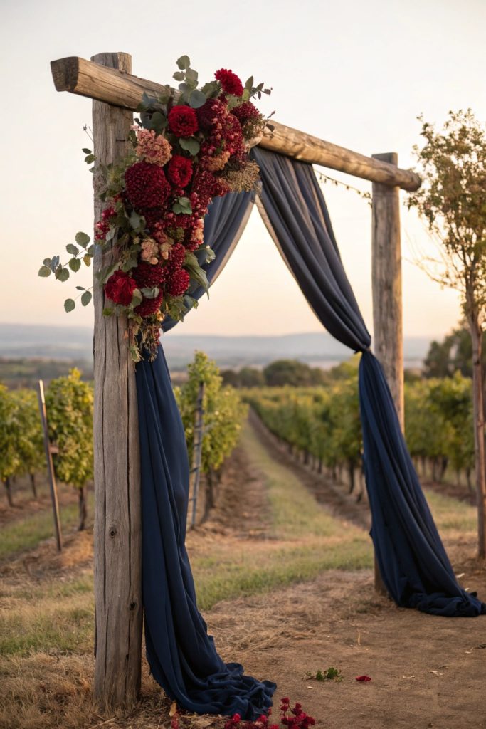 Rustic Wooden Arch Transformation